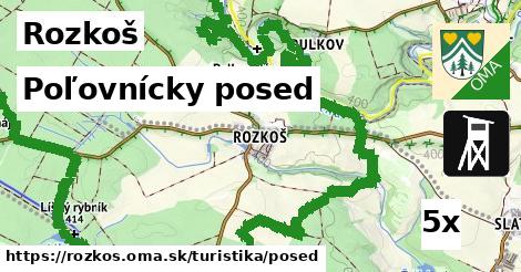 poľovnícky posed v Rozkoš