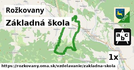 Základná škola, Rožkovany