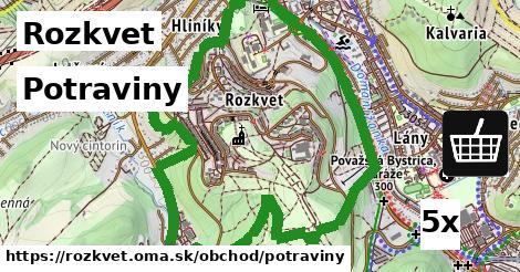 Potraviny, Rozkvet