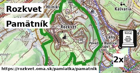 Pamätník, Rozkvet