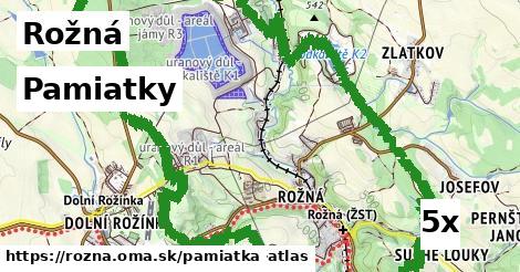 pamiatky v Rožná