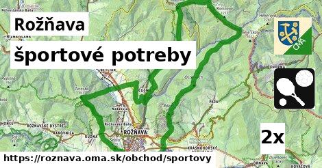 športové potreby, Rožňava