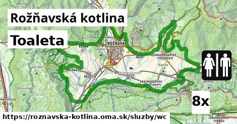 Toaleta, Rožňavská kotlina