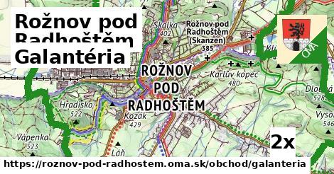 galantéria v Rožnov pod Radhoštěm