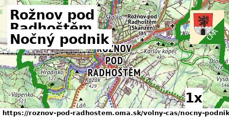 Nočný podnik, Rožnov pod Radhoštěm