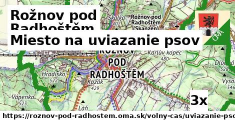 Miesto na uviazanie psov, Rožnov pod Radhoštěm