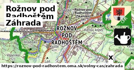 Záhrada, Rožnov pod Radhoštěm