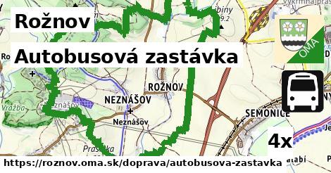 Autobusová zastávka, Rožnov