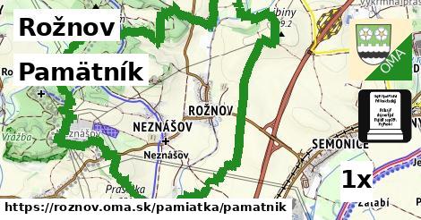 Pamätník, Rožnov