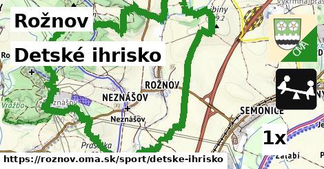 Detské ihrisko, Rožnov