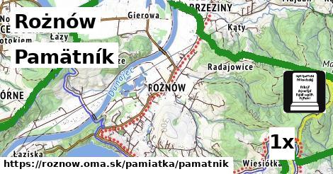 pamätník v Rożnów