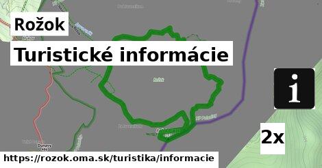 Turistické informácie, Rožok