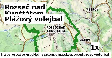 Plážový volejbal, Rozseč nad Kunštátem