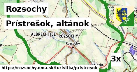 Prístrešok, altánok, Rozsochy