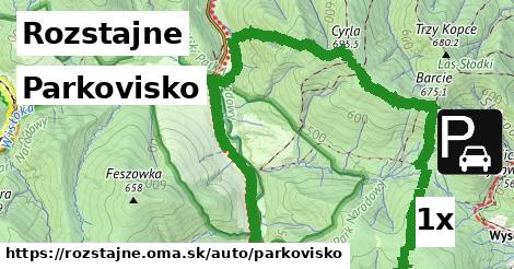 Parkovisko, Rozstajne