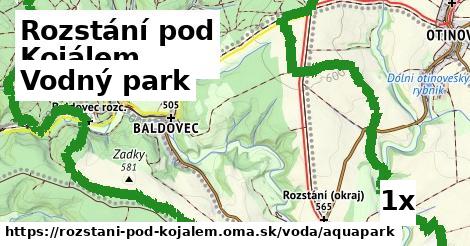 vodný park v Rozstání pod Kojálem