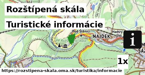 Turistické informácie, Rozštípená skála