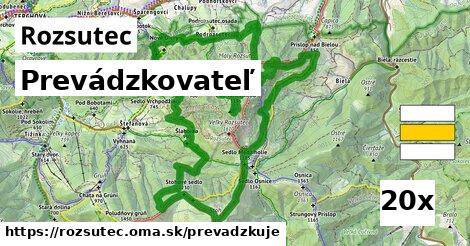 prevádzkovateľ v Rozsutec