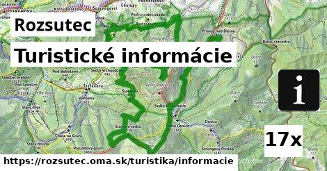 Turistické informácie, Rozsutec