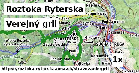 verejný gril v Roztoka Ryterska