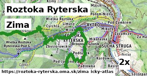 zima v Roztoka Ryterska