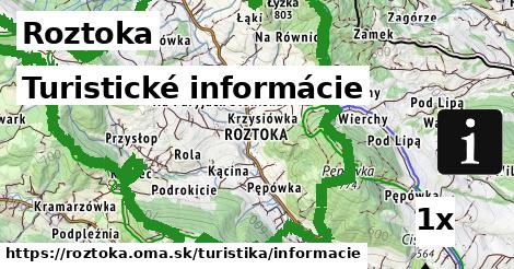 Turistické informácie, Roztoka