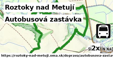 autobusová zastávka v Roztoky nad Metují