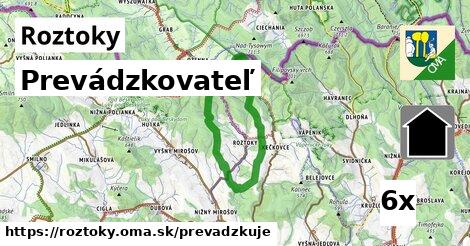 prevádzkovateľ v Roztoky