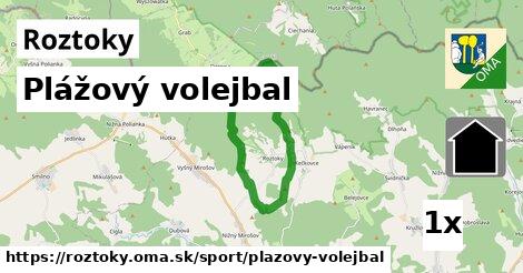 Plážový volejbal, Roztoky