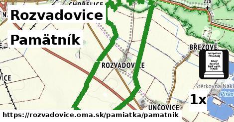 pamätník v Rozvadovice