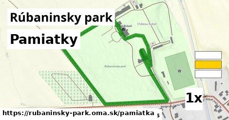 pamiatky v Rúbaninsky park