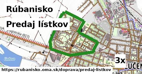 Predaj lístkov, Rúbanisko