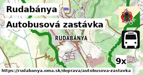 Autobusová zastávka, Rudabánya