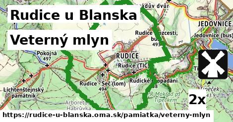 Veterný mlyn, Rudice u Blanska