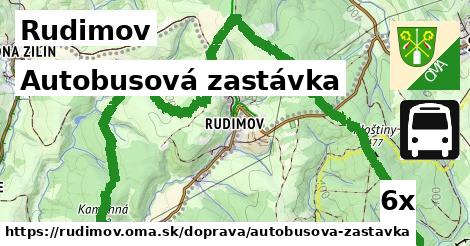 Autobusová zastávka, Rudimov