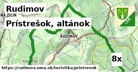 Prístrešok, altánok, Rudimov