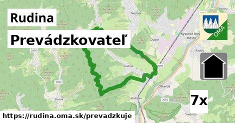 prevádzkovateľ v Rudina