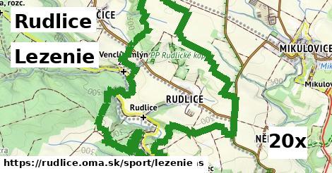 Lezenie, Rudlice