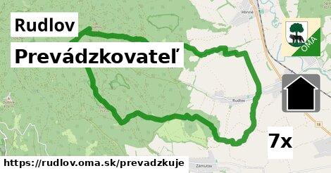 prevádzkovateľ v Rudlov