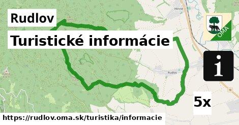 Turistické informácie, Rudlov