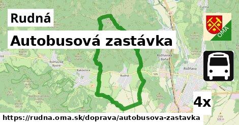 Autobusová zastávka, Rudná