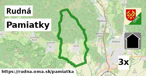 pamiatky v Rudná