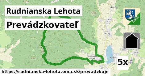 prevádzkovateľ v Rudnianska Lehota