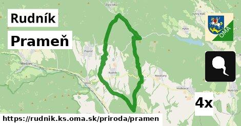 Prameň, Rudník, okres KS