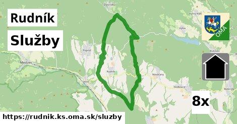 služby v Rudník, okres KS