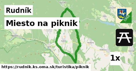 Miesto na piknik, Rudník, okres KS