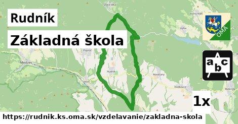 Základná škola, Rudník, okres KS