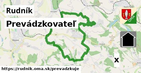 prevádzkovateľ v Rudník