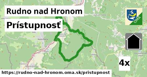 prístupnosť v Rudno nad Hronom