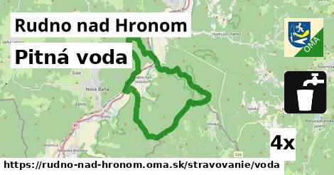 Pitná voda, Rudno nad Hronom